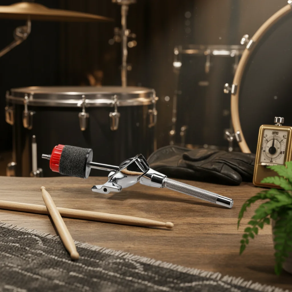 Drum Extension Clamp Adjustable Drum Clamp with Knurled Arm Hardware Easy to Adjust Sturdy for Drummers, Stage, Practice Room
