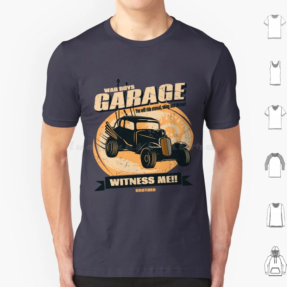 Funny Gifts Warboys Garage Witness Me T Shirt Big Size 100% Cotton Funny Warboys Garage Witness Me Mad Max Mad Fury Road Movie