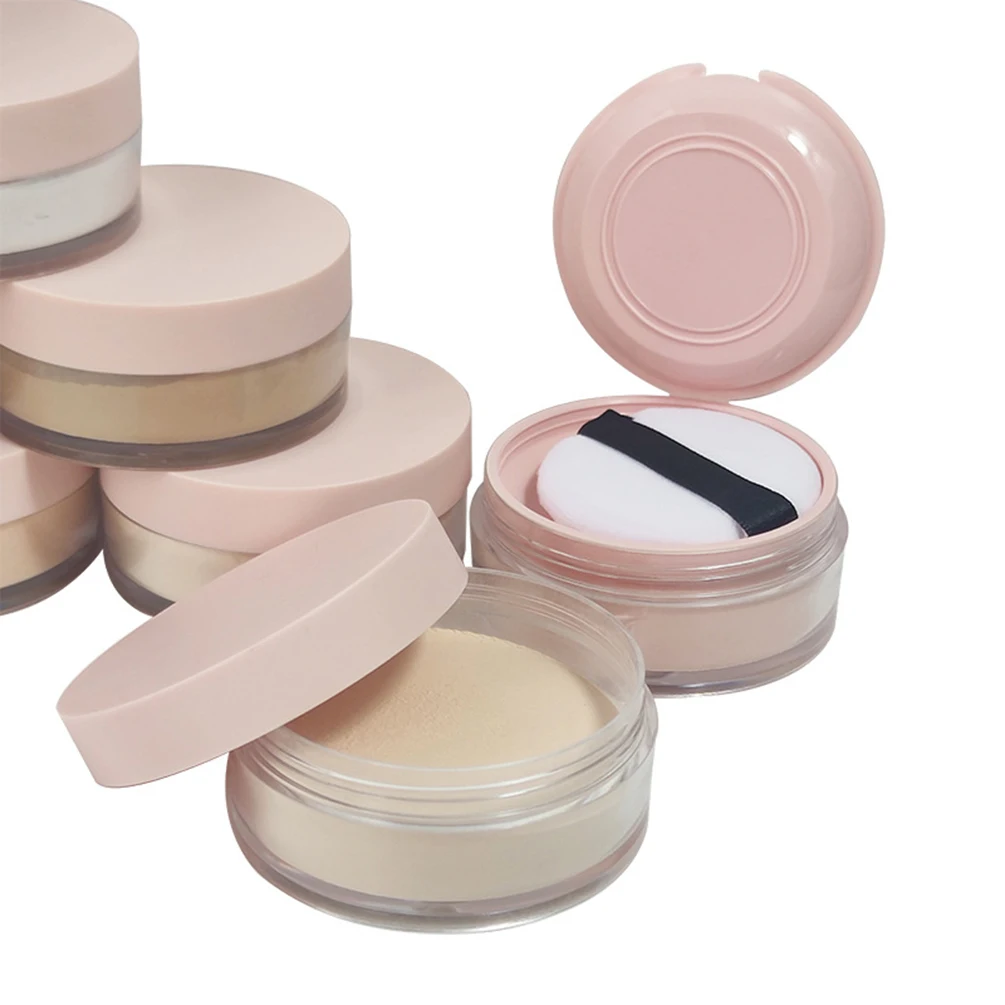 Private Label Custom Logo Vegan 17 Color Concealer Oil Absorbing Brightening Setting Powder Makeup Wholesale loose powder makeup