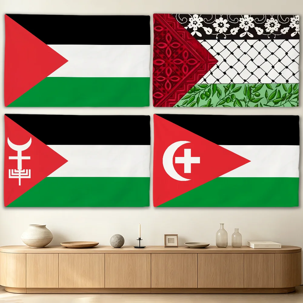 P-Palestine flag Advertising Banner for Camping Decoration Outdoor & Garage Wall Hanging Decorations