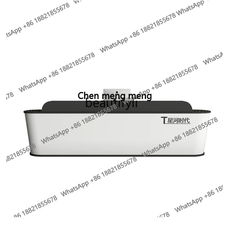 Modern Simple Paint Cashier Beauty Salon Hotel Consultation Table Service Desk Public Room Reception Table