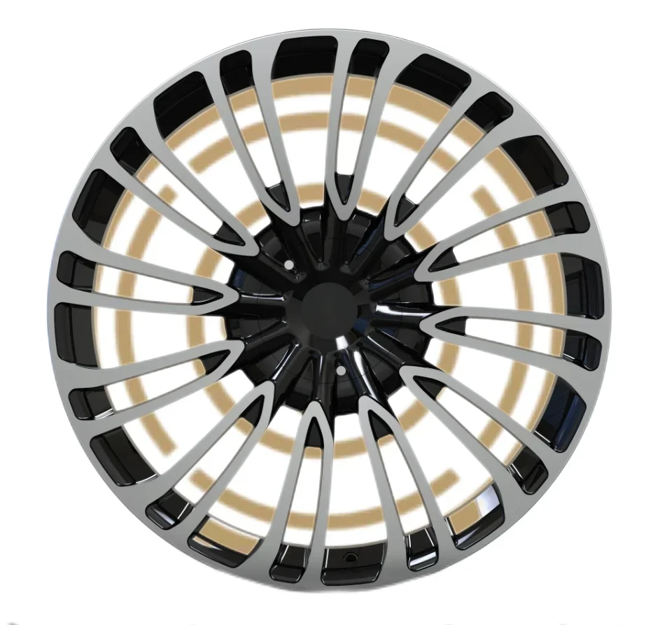 Passenger Car Wheels Car Rims Aluminium Alloy Special Design Widely Used Custom 22/23/24 Inches Polished Forged Rims Multi Spoke