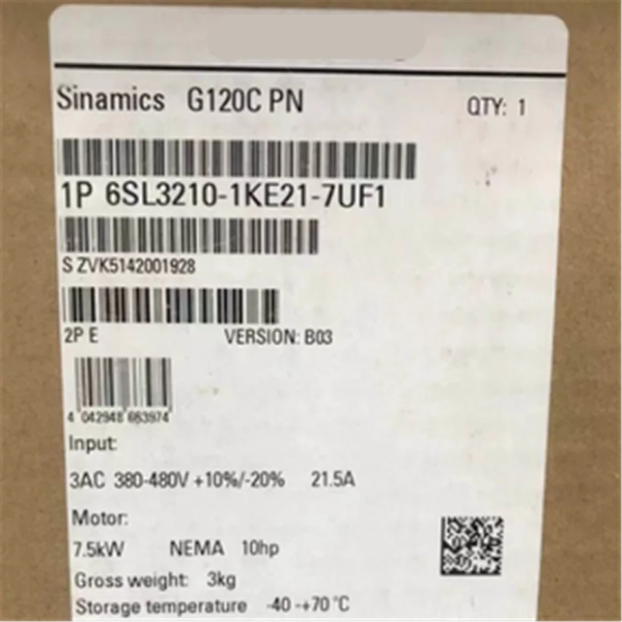 

NEW 6SL3210-1KE21-7UF1