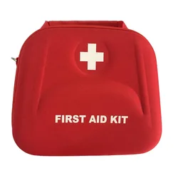 Portable First Aid Kit Bag Water Resistant Emergency Kit Bag Shoulder Strap For Hiking Travel Home Car Emergency Treatment