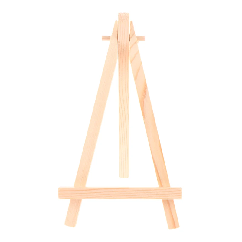 حامل ثلاثي القوائم خشبي صغير ، حامل لوحة للصور ، بطاقة بريدية ، عرض ، حامل ، إطار ، لطيف ، ديكور مكتبي ، 9x16cm