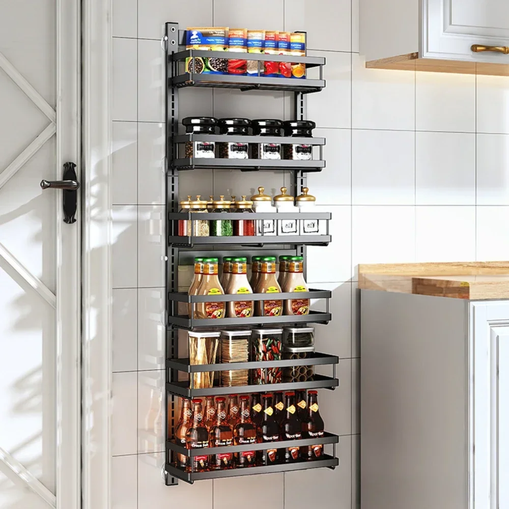 

Multi-Layer Kitchen Storage Rack Walls Mount Spice Racks Wall Mount Organizer Magnetic Storage Rack Bathroom Shelve Wall Mounted