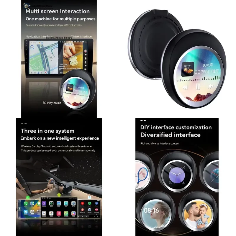 In Stock QCM 8 Core 8GB 128GB Android 13 Wireless Carplay AI Box Dongle