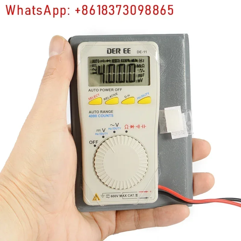 

DE11 high-precision mini pocket card type automatic range anti-burning digital multimeter