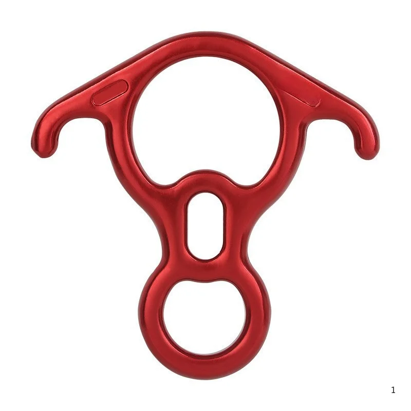 Outdoor mountaineering Rock climbing 8-ring descender Aerial work Rope descender 8-ring downhill equipment