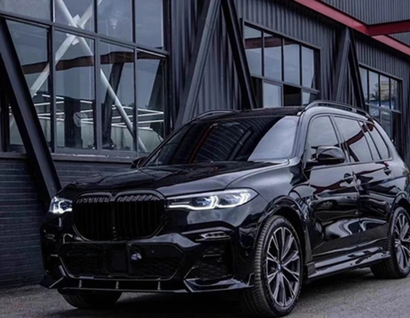 

Подходит для G07 BMW New X7 Модифицированная передняя лопата Darth Vader, боковая юбка, задняя губа, хвост, средняя сетка, отделка кузова