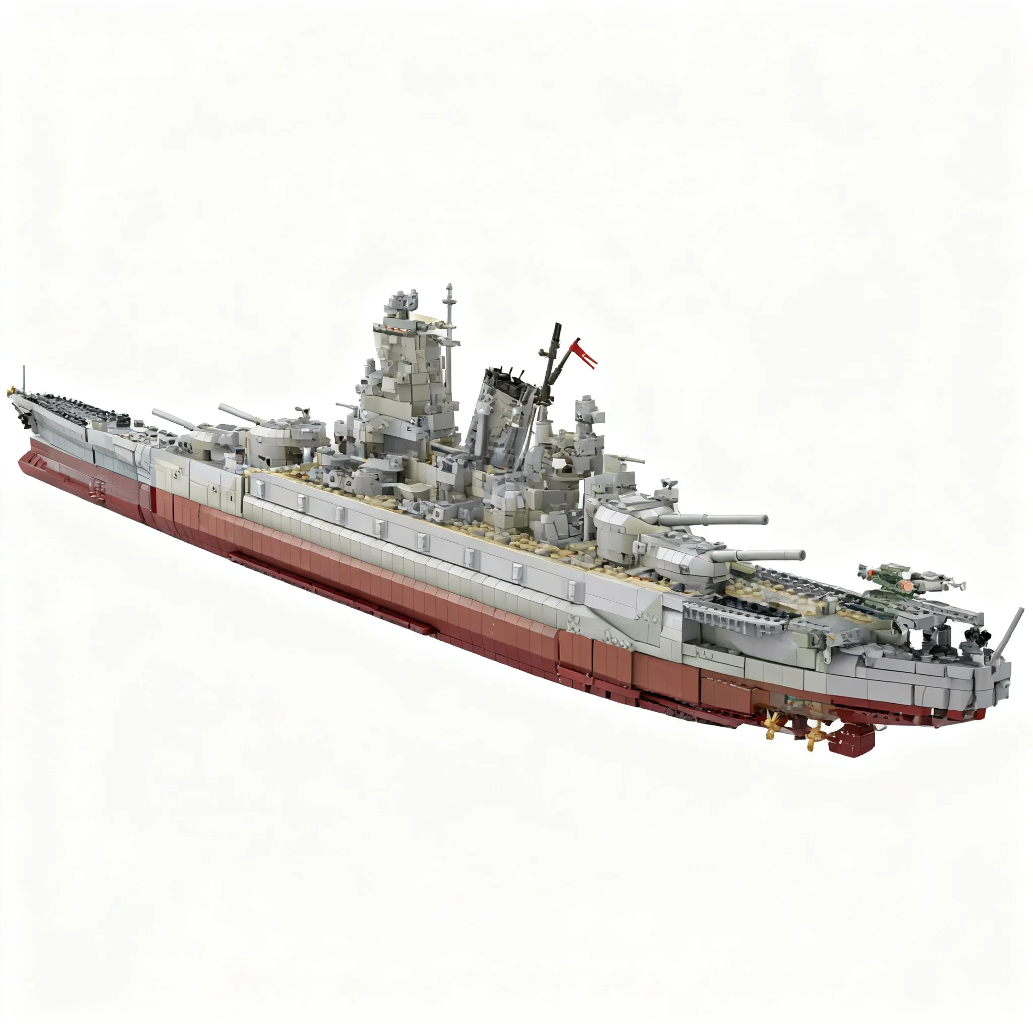 10791pcs MOC Boat IJN Super Battleship Satsuma Model Building Blocks Christmas Gift Construction DIY Assemble Display Brick Idea