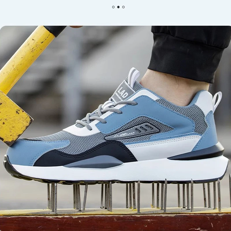New10kV Insulated Shoes Men Composite Toe Safety Shoes Men Anti-smash Anti Puncture Work Shoes Sneakers Indestructible Shoes