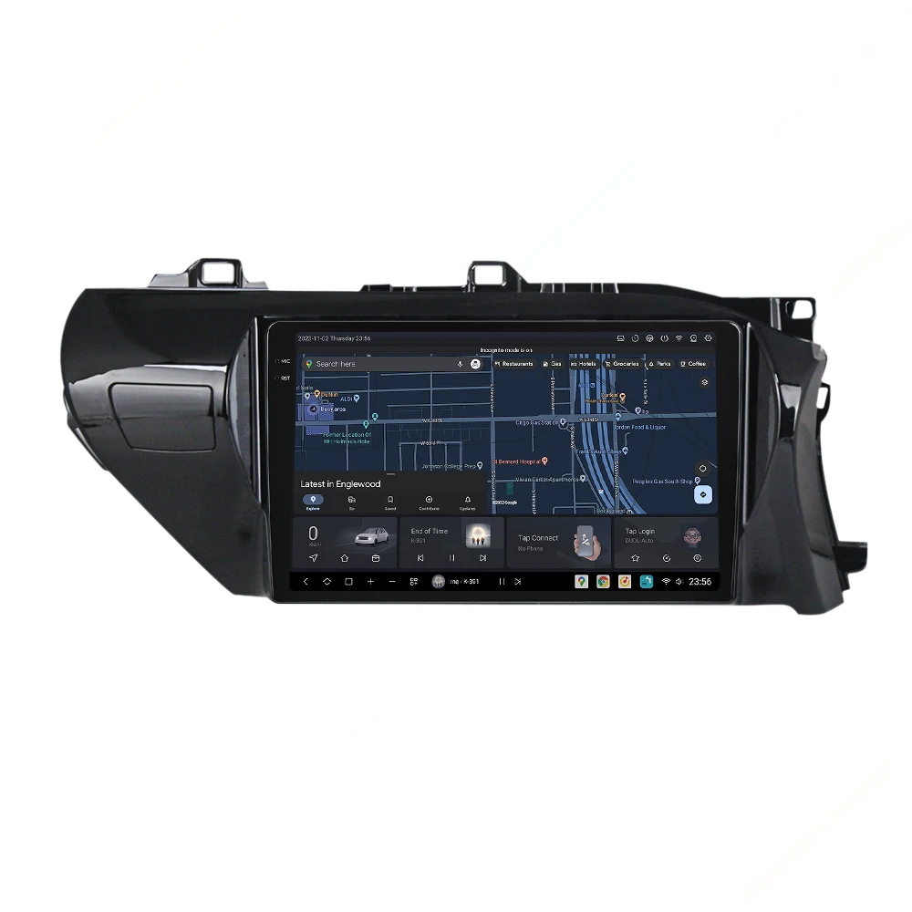 DUDU7 Android 13 Car Radio 12G+512G Navigation GPS Multimedia Video Player 2000*1200 For Toyota Hilux AN120 2015 - 2023