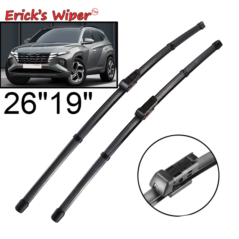 Erick's Wiper LHD Front Wiper Blades For Hyundai Tucson 2020 - 2023 Windshield Windscreen Clean Window Car Rain Brushes 26