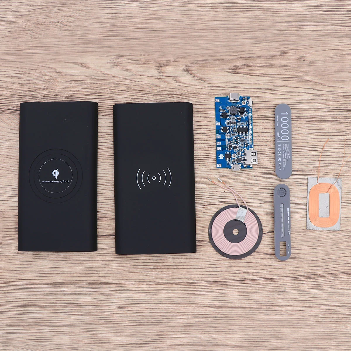 Bezprzewodowy Power Bank Przenośne zasilanie Bezprzewodowe ładowanie Power Bank o dużej pojemności 10000 mAh i bezprzewodowy S8 S7 i