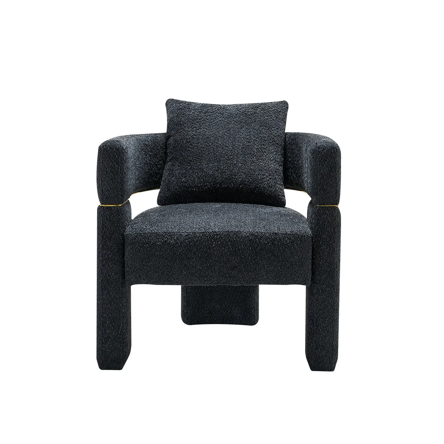 

30.51" Wide Boucle Upholstered Accent Chair