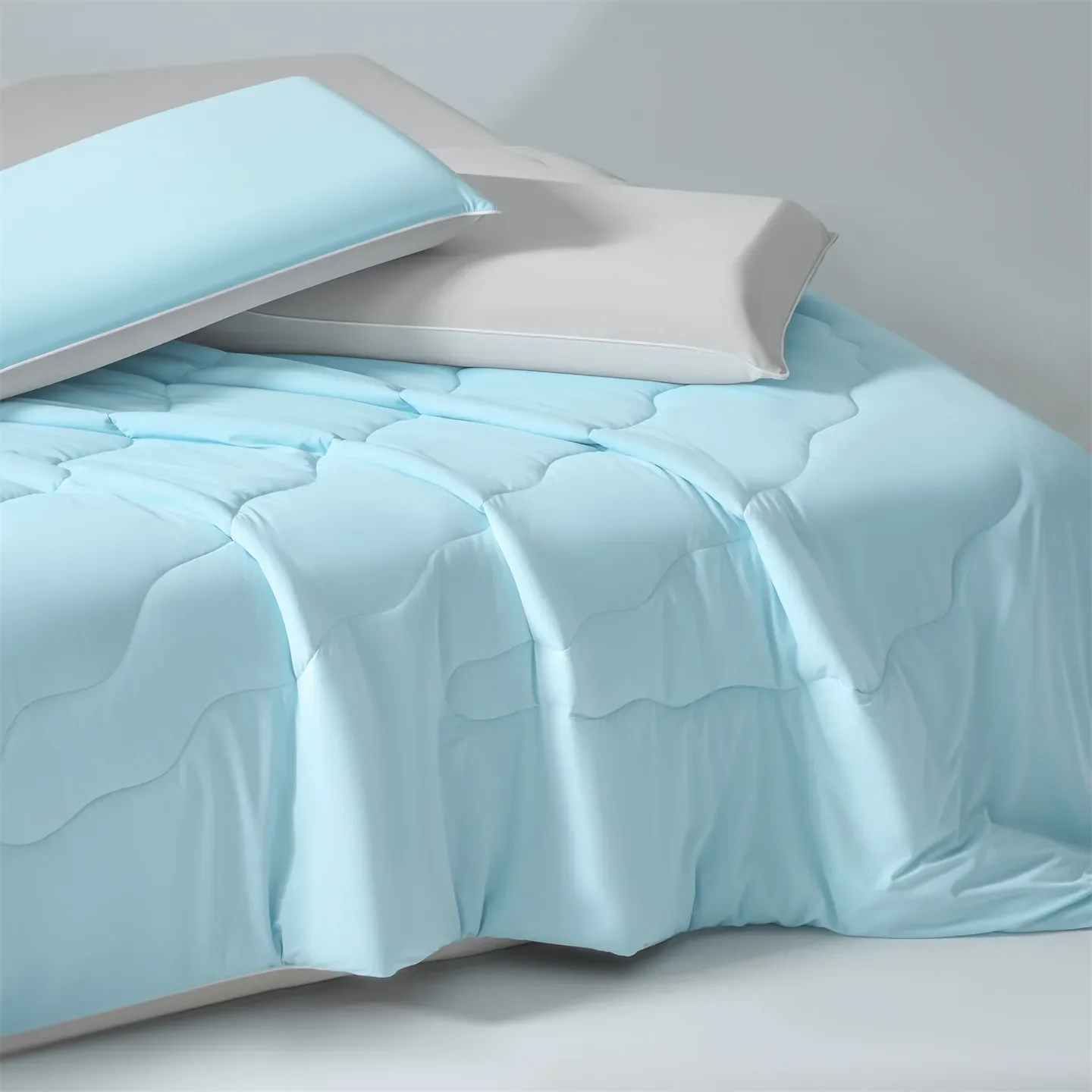 High Quality Cool Touch Air Conditioner Quilt Summer Double-sided Cooling Blanket for Bed Skin Friendly Breathable Comforter