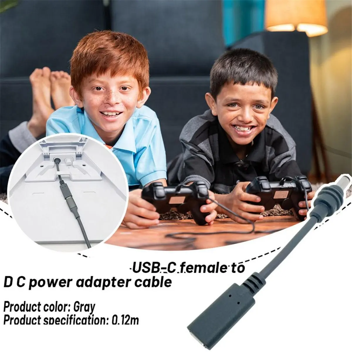 *AIMA For STARLINK Mini USB-C Female to D C Power Adapter Cable High Quality Cable D C Plug Weatherproof Outdoor Use
