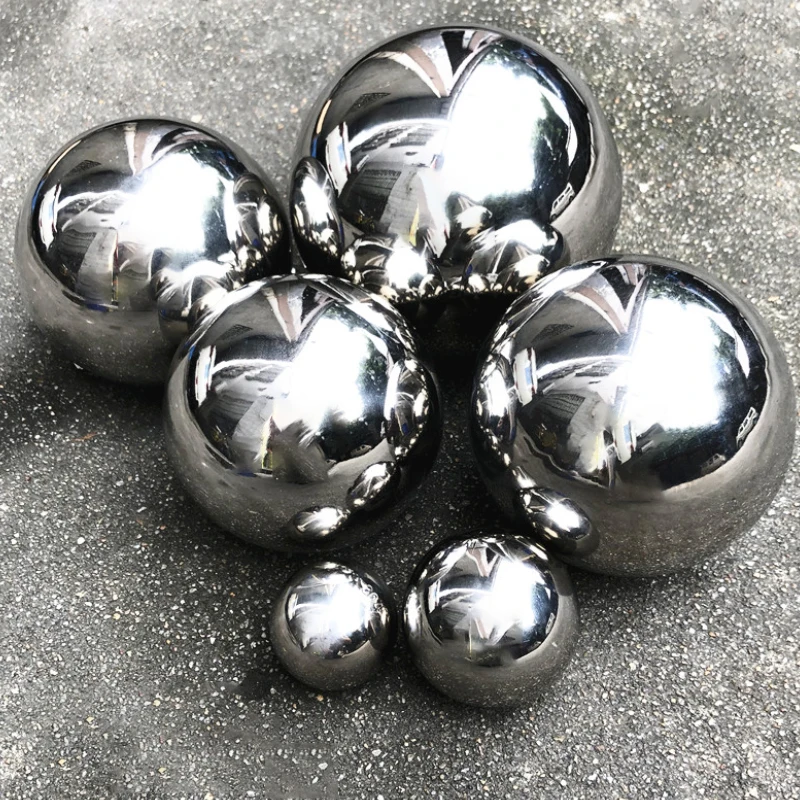 1-20Pcs Diameter 16mm~300mm Thick 0.6mm 304 Stainless Steel Hollow Circular Ball for Home Courtyard Indoor Staircase Decoration