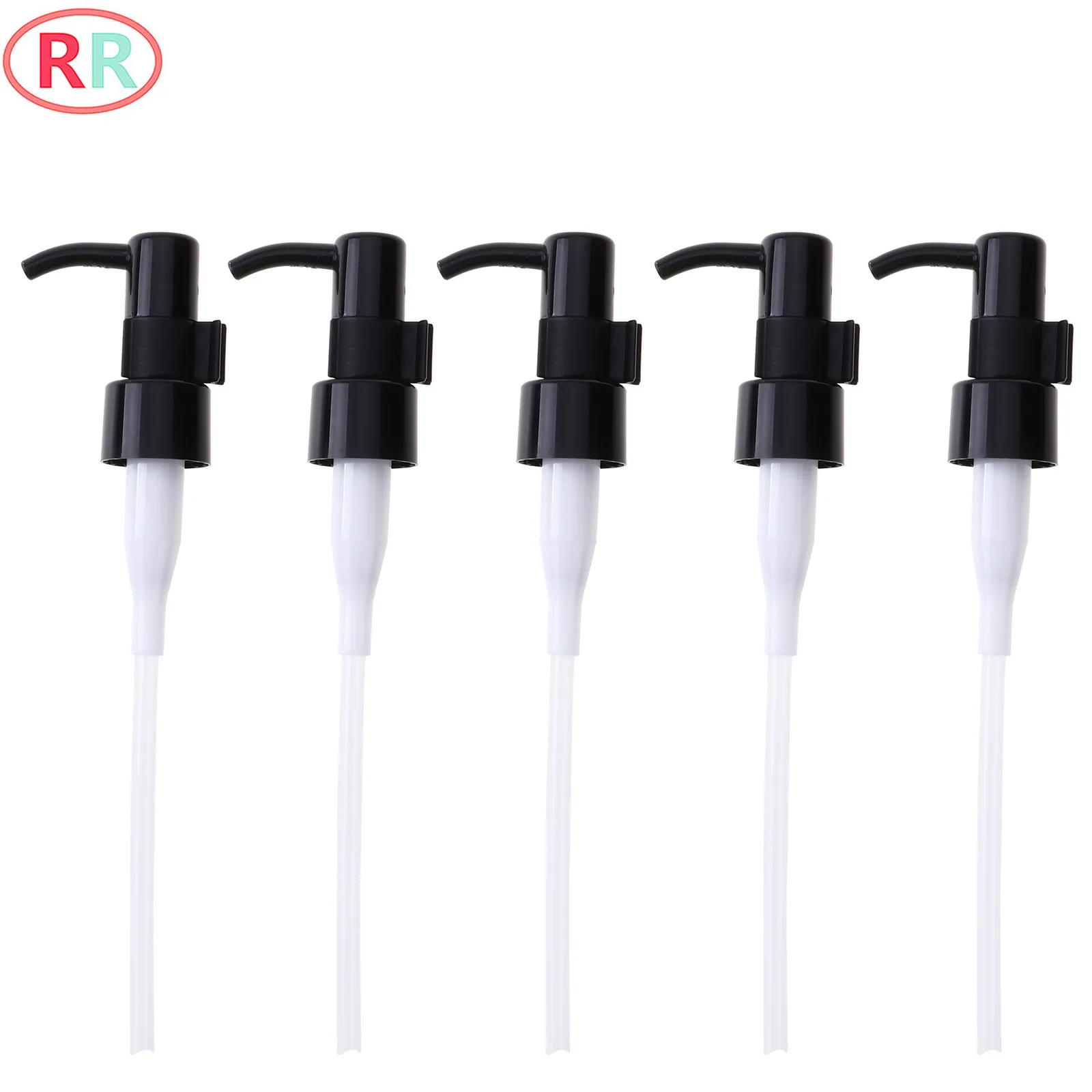 

5Pcs Oil-Rubbed Lotion Dispenser Pump for Soap/Lotion Bottles Plastic Replacement Pump with Long Dip Tubes