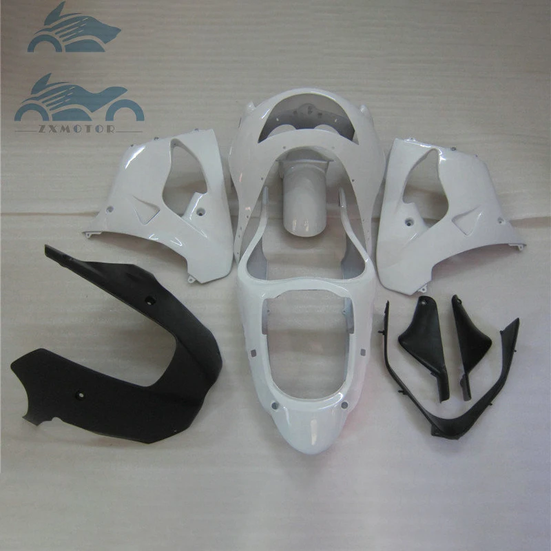 

Custom motorcycle parts for KAWASAKI Ninja 1998 1999 ZX 9R fairing kits ABS sport fairings kit 98 99 ZX9R white body repair sets