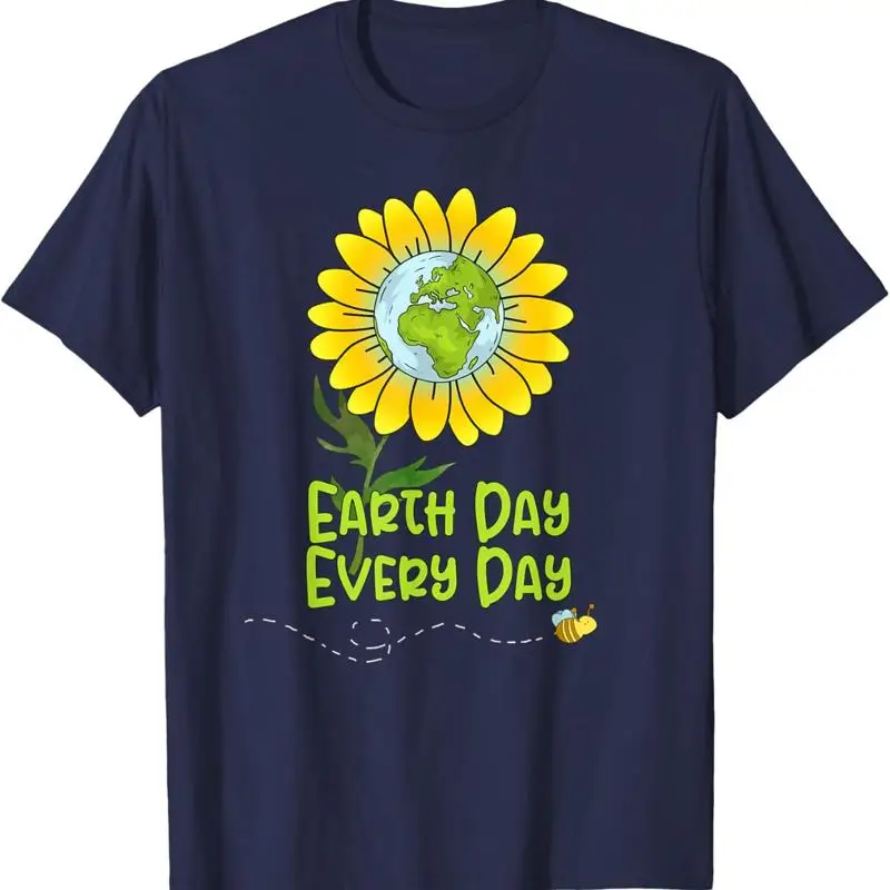 

Футболка «С Днем Земли» «Каждая подсолнух» для учителей детей