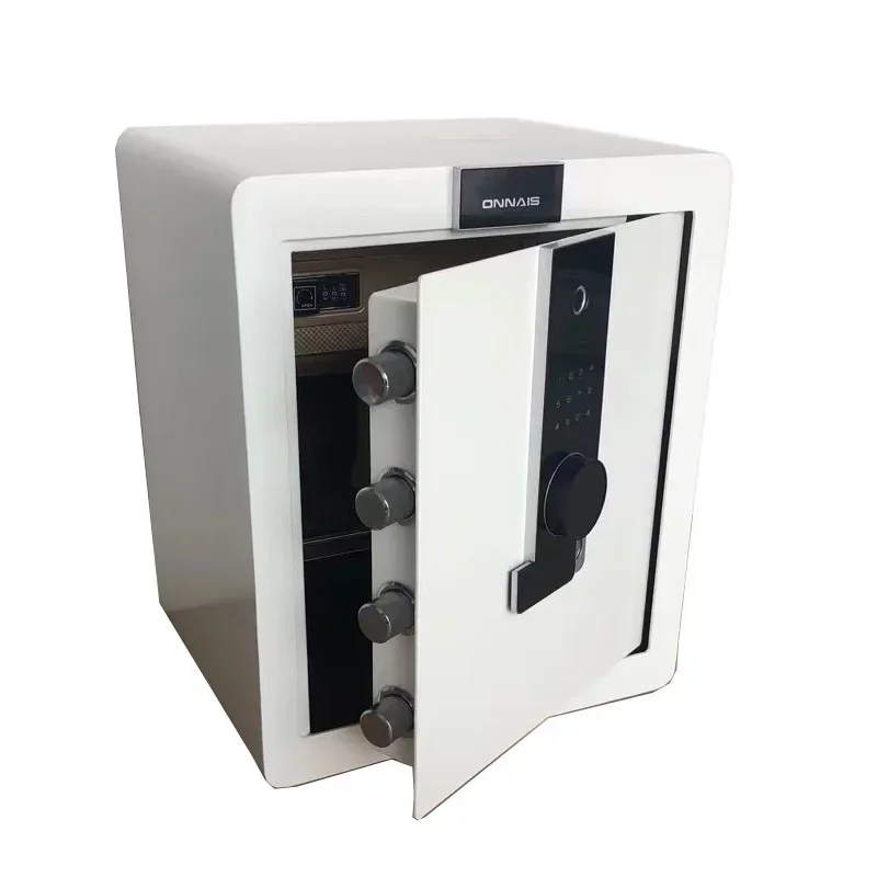 Factory Supply High Security Fingerprint Biometric Button Safe Cash Box with Electronic Locks for Home Hotel Office