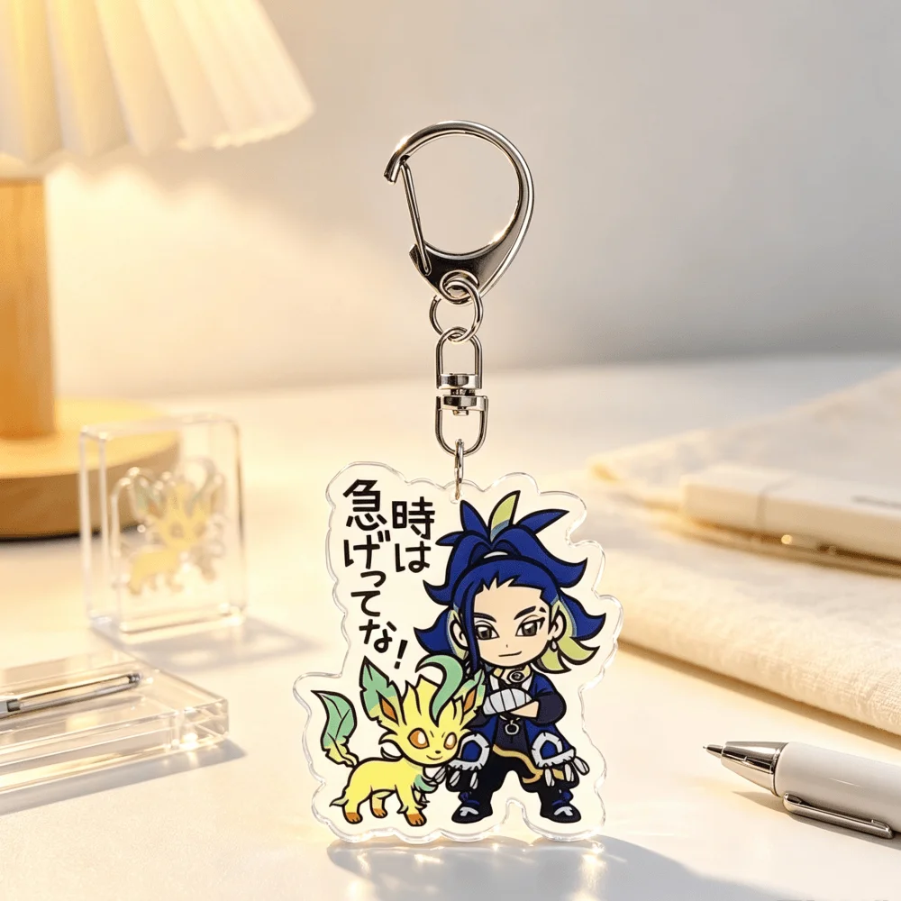for Ptcg Lillie Misty Serena Nessa Wallace Emmet Carmine Penny Kieran Sonya Acrylic Keychain Cartoons Backpack Pendant Fans Gift