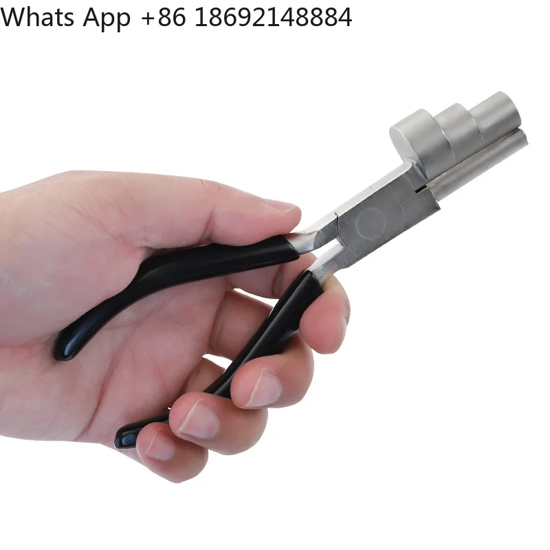 6 inch flat mouth round mouth pliers mini three-in-one jewelry pliers hand-wound styling pliers