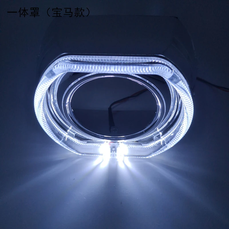 OWN HIGH TEMPERATURE RESISTANT PROJECTOR SHROUDS MASK COVER TYPE BMW3 SQUARE WITH LED HALO