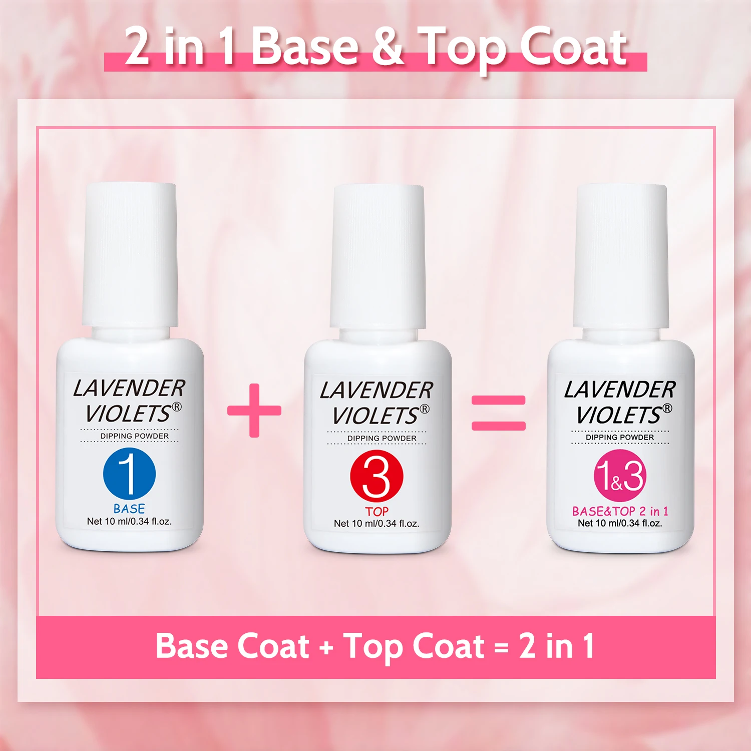 12pcs ผงเล็บชุด,6 สีแดงสีชมพู Dipping Powder ชุดและ BASE Top Coat Activator สําหรับเล็บ Home Salon เล็บ