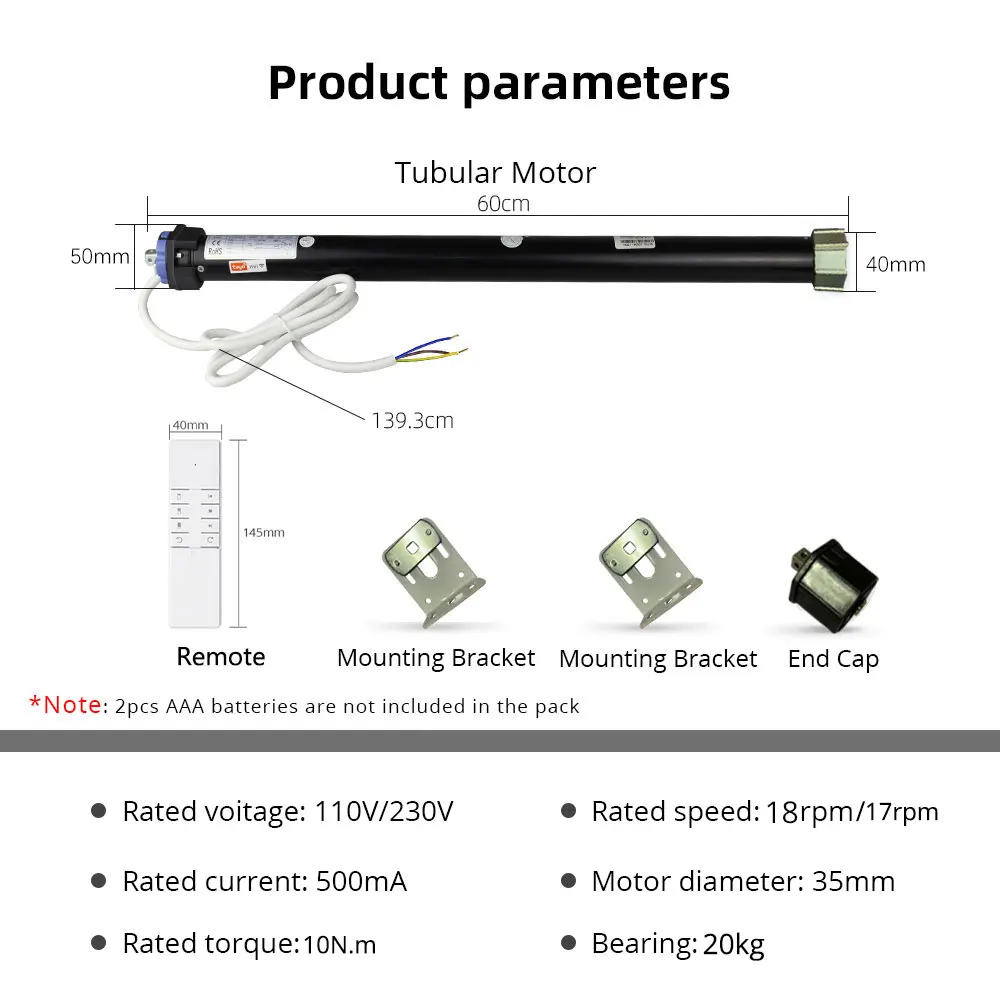 Imagem -06 - Zemismart-zigbee Smart Roller Shade Blind Motor Tubo Octogonal 40 mm Alexa Google Home Controle de Voz Aplicativo Tuya Smart Life