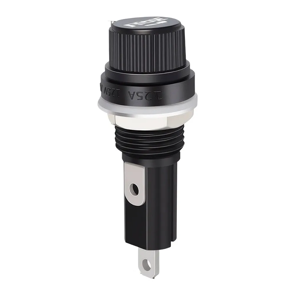 20pcs Glass Fuse Holders Insurance Tube Socket Fuse Holder For Insurance Panel Mount Fuse Holder 5x20 6x30 Fuse Base 250V