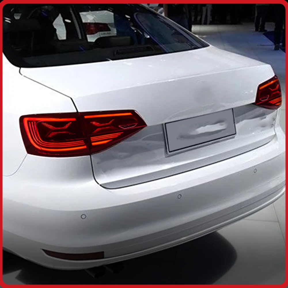 Car Taillights Assembly For VW Jetta Sagitar Vento 2015-2017 LED Auto Back Lamps Upgrade Startup Effect Streamer Turn Light