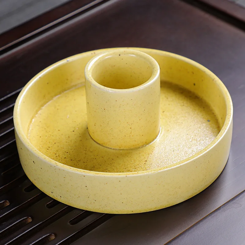 Incense Burner Holy Wood Incense Strip Candle Holder Ceramic Tea Ceremony Aromatherapy Ornament Wormwood Special Base