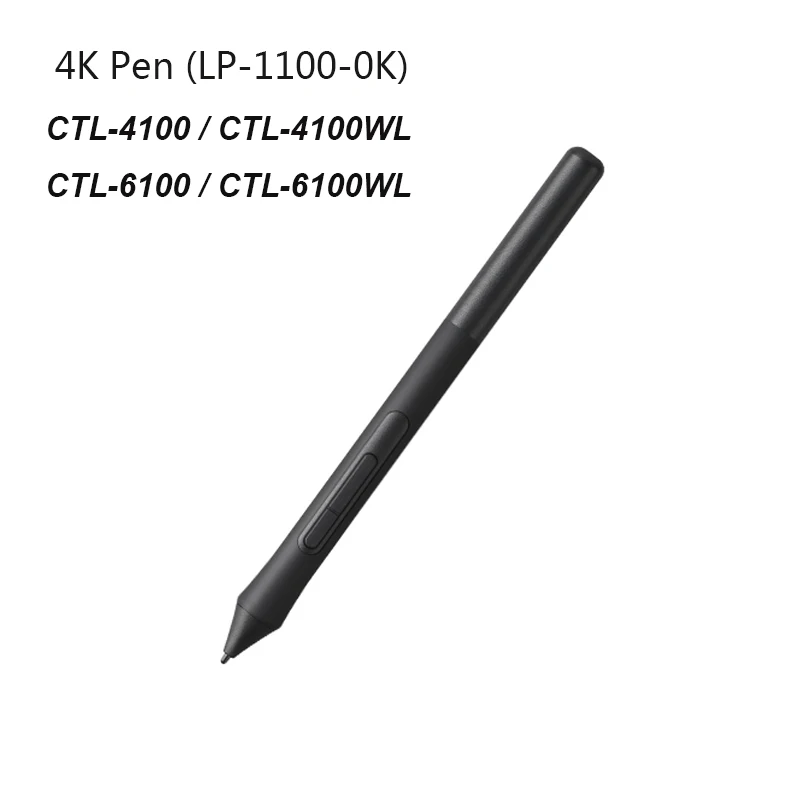 

For Wacom 4K Pen (LP-1100K )for Wacom Intuos Tablets (CTL-4100 / 6100 , CTL-4100WL / 6100WL) , 4096 Pressure Levels