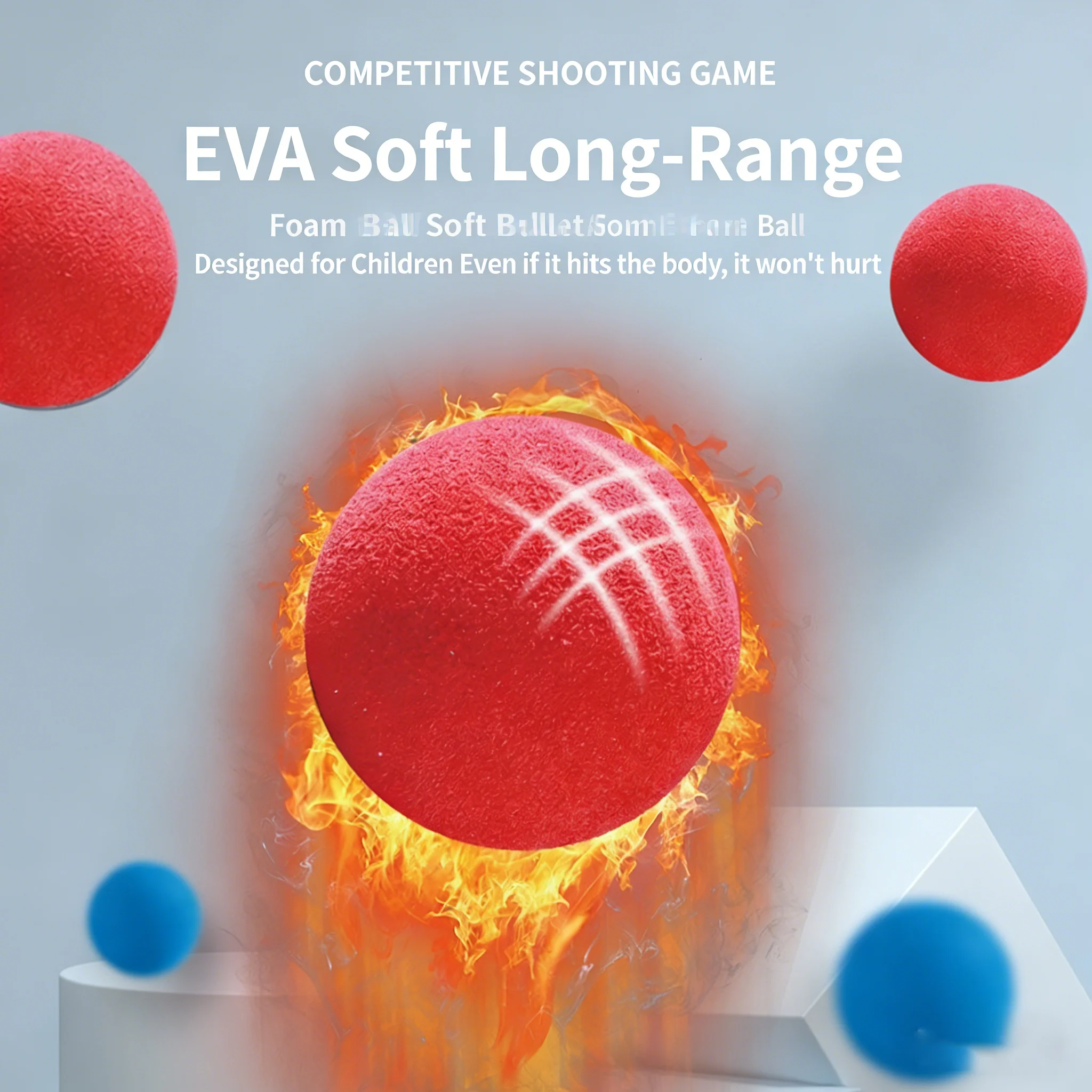 Bola de espuma brinquedo arma conjunto bala macia seguro para crianças brinquedo educativo com pontuação mantendo jogo divertido para crianças adultos competição