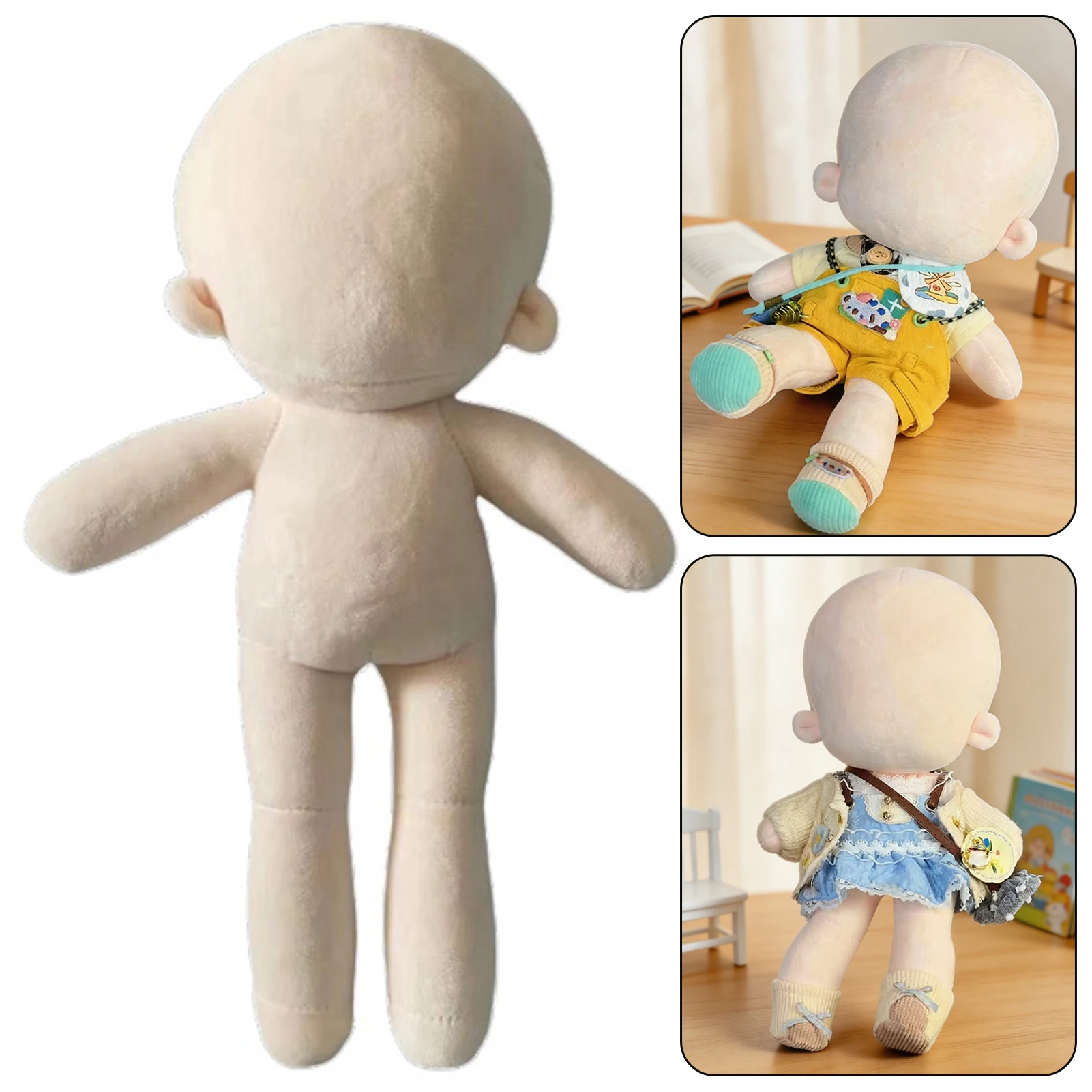 30cm Blank Cotton Doll Body,Can Be Freely DIY Into Any Kind Of Blank Doll,Novelty DIY Craft,Personalized Gift For Doll Lovers