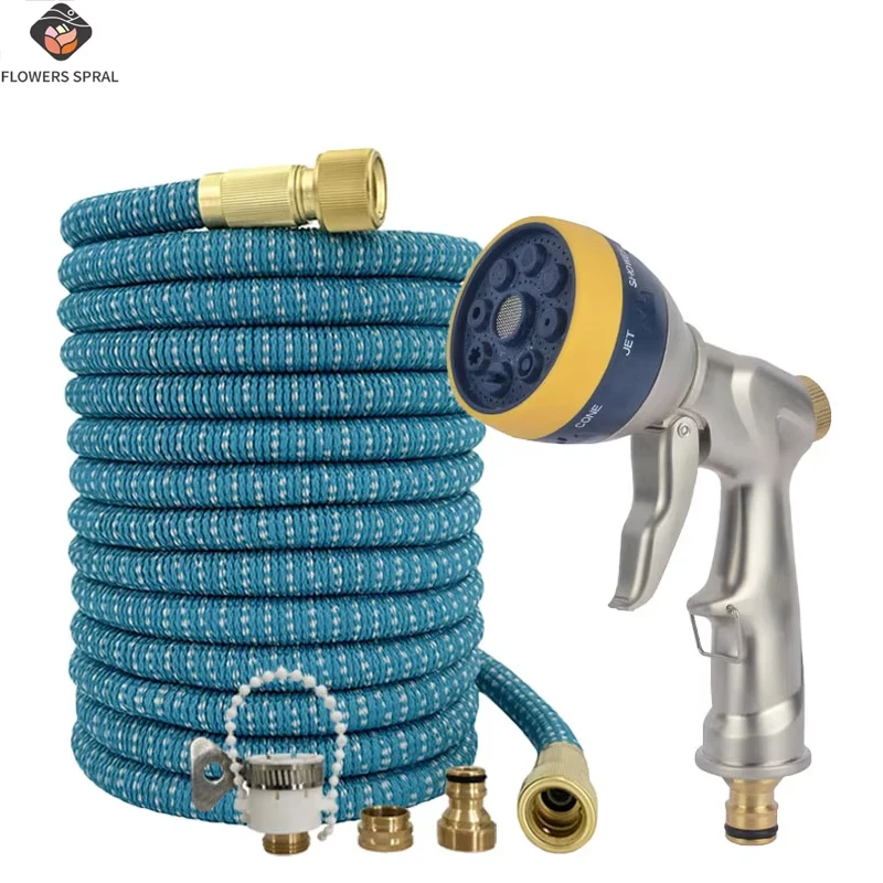 

Expandable High-Pressure Hose, Equipped With Multifunctional Car Wash Spray Gun, Garden Irrigation, Outdoor Gardening Supplies