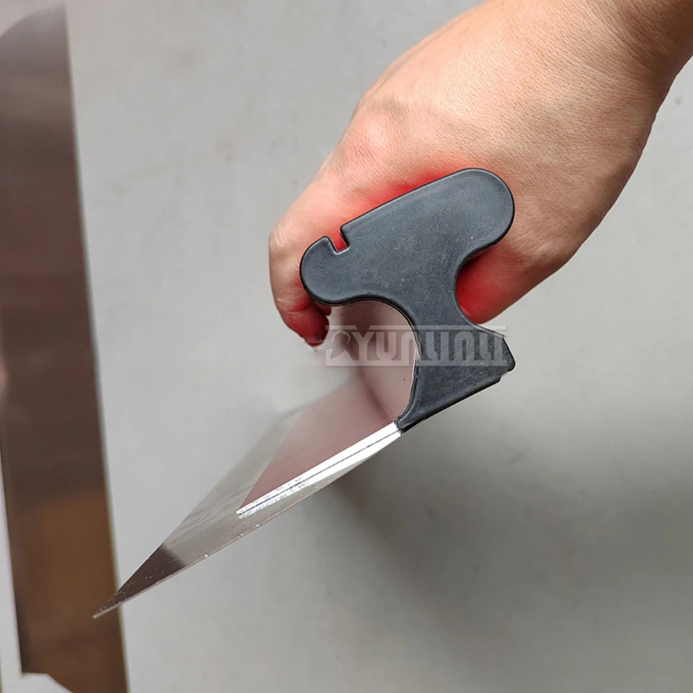 80cm Espatulas Para Drywall Smoothing Tool Stainless Steel Putty Knife Painting Finishing Skimming Blades