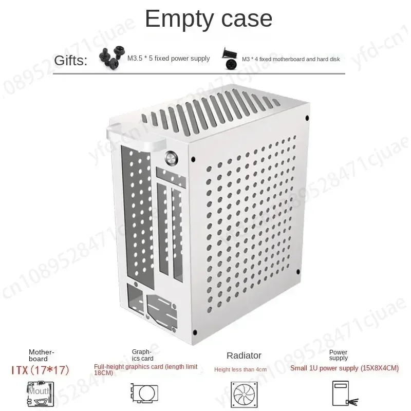 L33 Portable Portable K39 Chassis, Small 1U Power Supply, Full Height Display, ITX Small Chassis, for Office Use