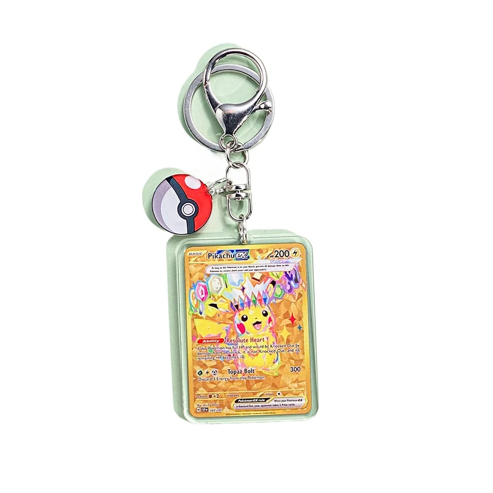Pokémon-personages Pikachu Bulbasaur Jigglypuff Acryl sleutelhanger Tasbedels Accessoires Rugzakhanger Sleutelhouder Vriend Geschenken - afbeelding 2