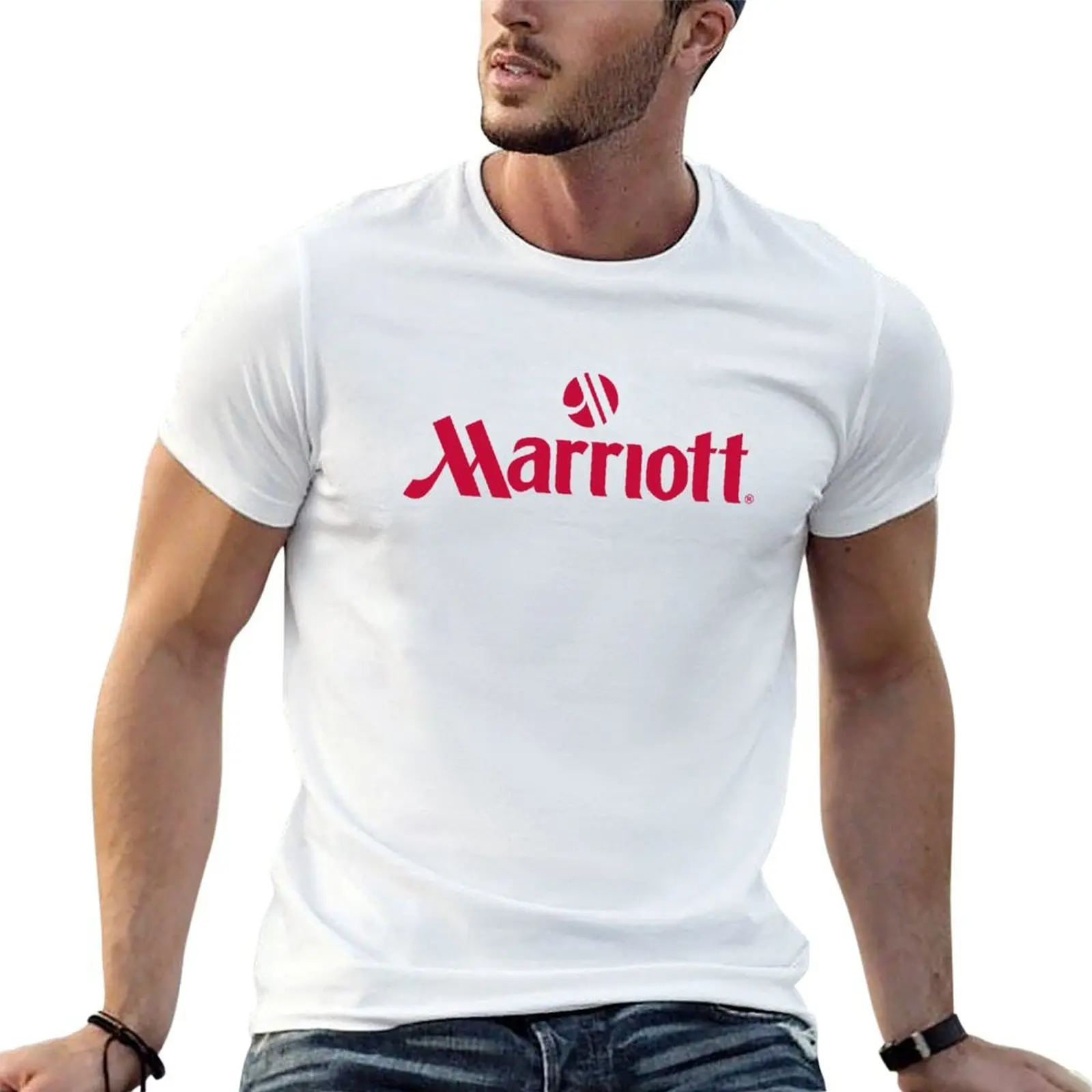 

100% mens shirts t shirts T-Shirt shirt man cotton man casual t marriott t graphic