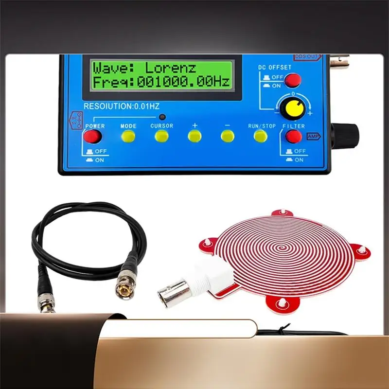 N35R-FG200 DDS Function Signal Generator Frequency Counter 0.01Hz - 500Khz Signal Source Module Sine+Square+Sawtooth Waveform