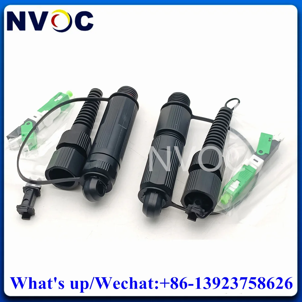 10Sets Mini IP SCAPC SCUPC Series Field Installable CORNING SC Outdoor Waterproof Assembly Fast Fiber Optical Connector