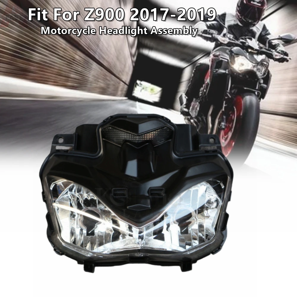 

Motorcycle Front Headlight Assembly Fit For Kawasaki Z900 Z 900 2017 2018 2019 Headlamp Headlight Head Light Lamp 17 18 19