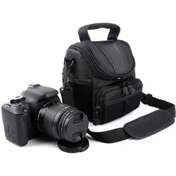 Borsa per fotocamera borsa per fotografia a tracolla impermeabile zaino per fotocamera a tracolla resistente all'usura per accessori per fotocamere Nikon D40 DSLR/SLR