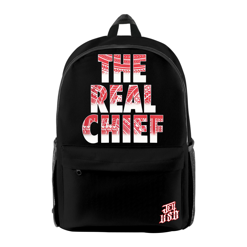 

Jey Uso The Real Chief Merch Backpack Women Men Rucksack Unisex Travel Bag Packsack Casual Daypack Fashion Bags