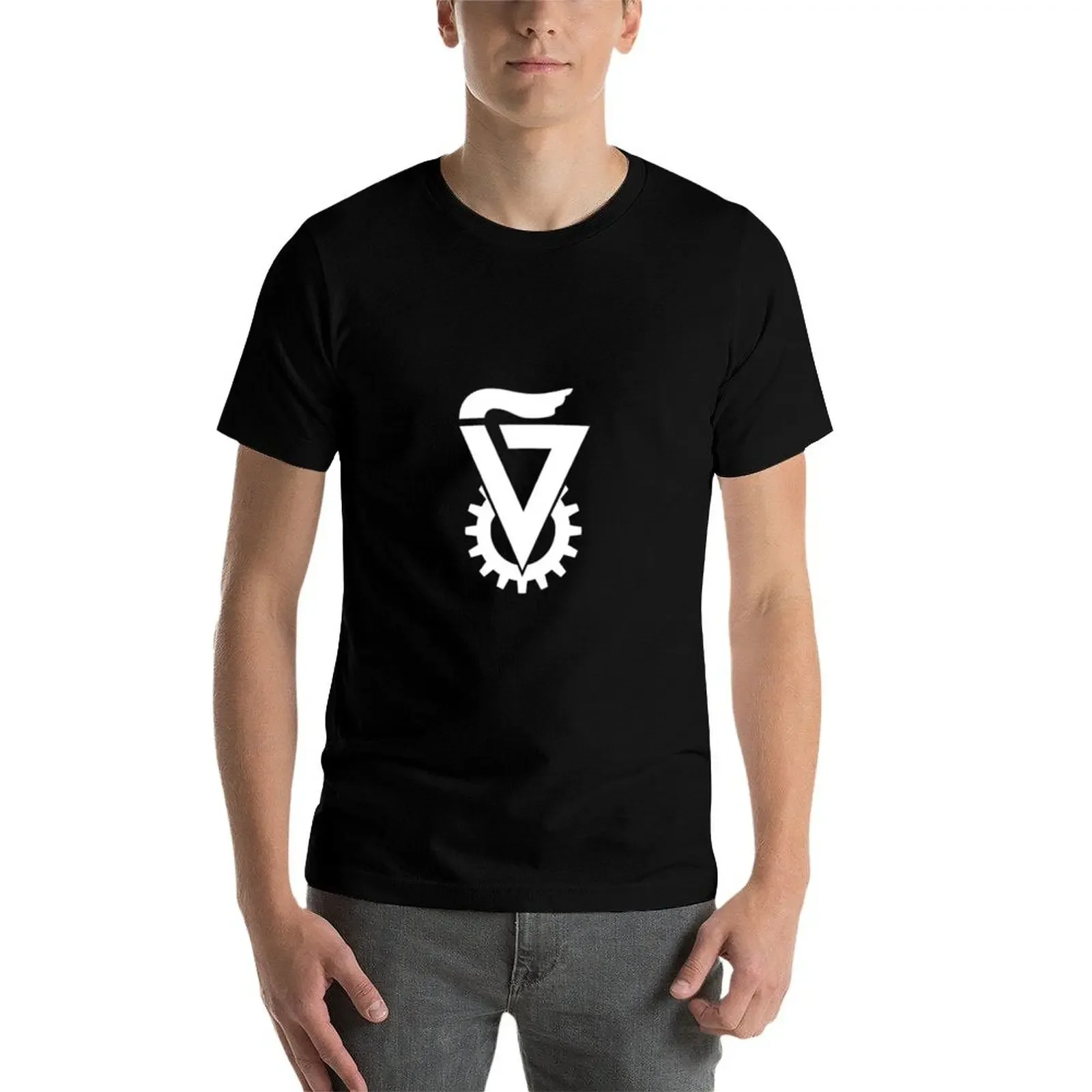 Camiseta de anime con logotipo de Technion para hombre, ropa de moda coreana, nueva edición