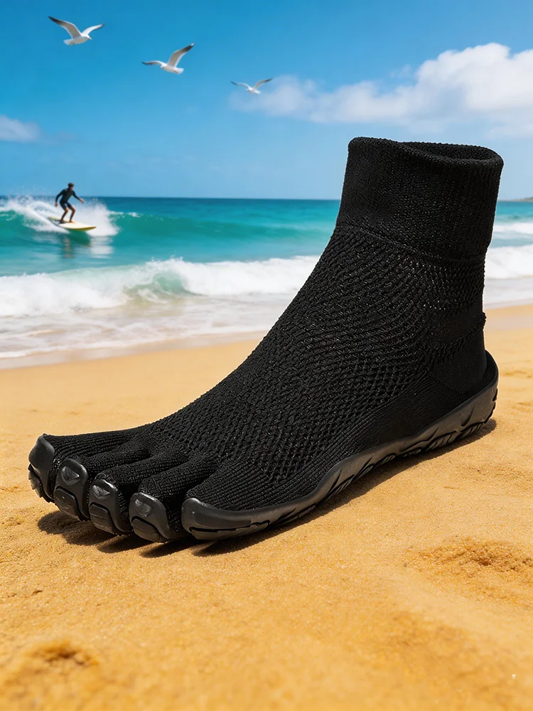 Fünf-Zehen-Sneaker Ultraleichte Schwimm- und Strandschuhe Barfuß-Wasserschuhe Unisex Fünf-Zehen-Schuhe Fitness-Lauf-Yoga-Fußbekleidung – Detail 6